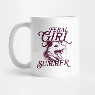 Feral-Girl-Summer-Opossum Mug